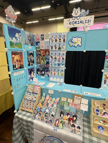 Animefest 2026 (6 ft. half table setup)