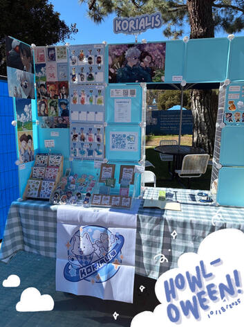 Howloween 2025 (half 8 ft. table setup)